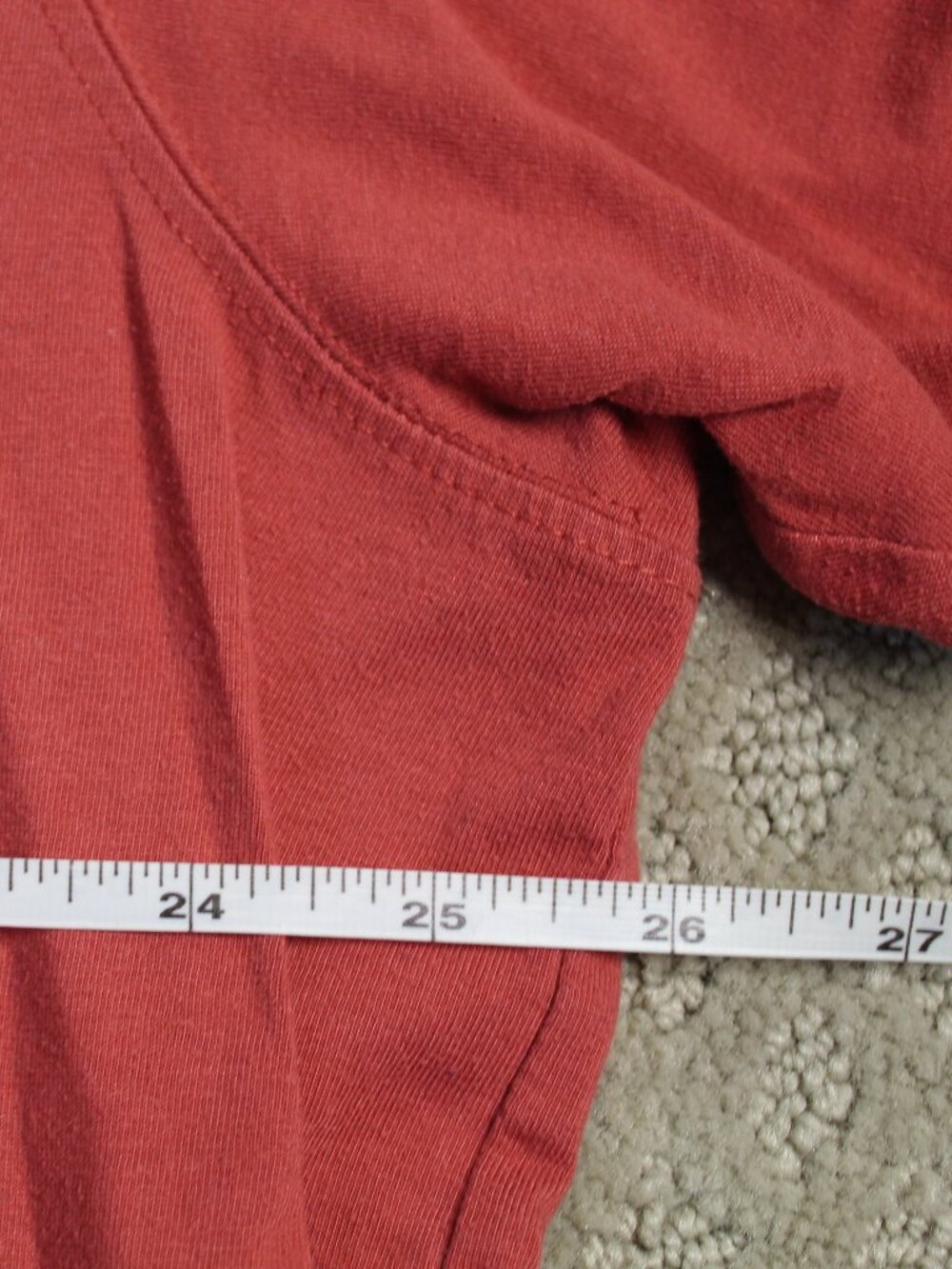 Set of 2 Eddie Bauer Size XXL Salmon Colored Cotton Blend SS Crew Neck T-Shirts - Picture 6 of 8